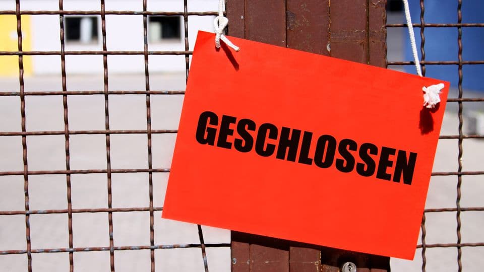 Die Zahl der geplanten Betriebsschließungen im Mittelstand ist um 56 Prozent gestiegen.
