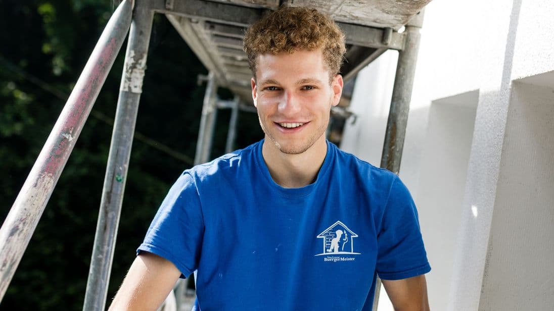 Maximilian Buerger gehört zum Stuckateur-Nationalteam.