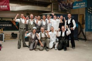 Das vom ZDB getragene Nationalteam Deutsches Baugewerbe.