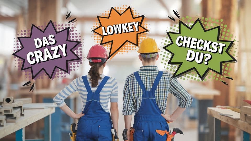 Ob “das crazy”, “lowkey” oder “checkst du”: Was Ausbilder und Kollegen über die aktuelle Jugendsprache wissen sollten.