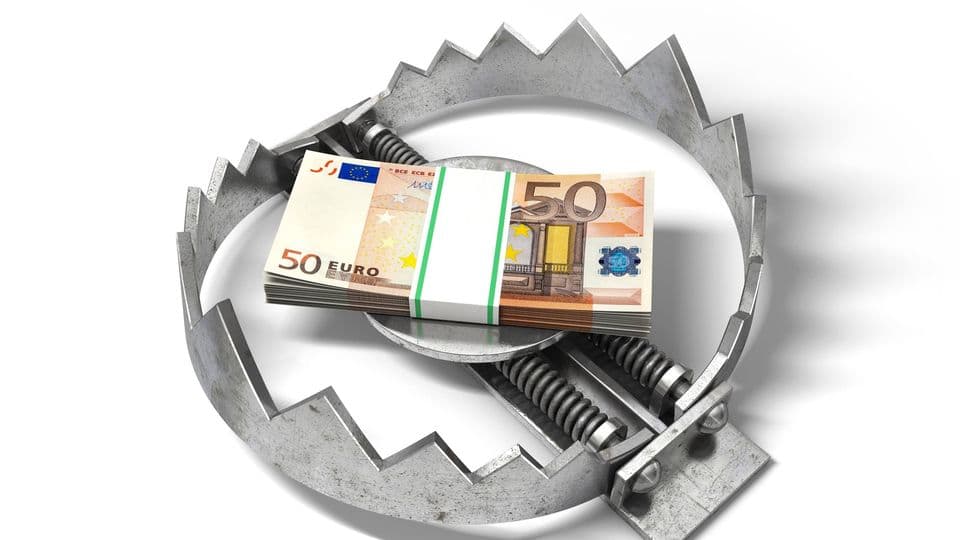 Falle mit Geld