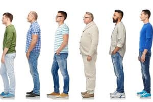 Unterschiedliche Männer
diversity and people concept - group of happy multiracial men standing in queue, isolated on white
