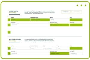 Die Eingabemaske enthält Vorschläge für Emissionsträger. So soll Betrieben die Auflistung erleichtert werden.