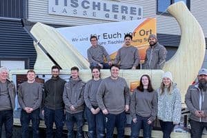 Auch vor der Innungstischlerei Lasse Gerth hat der Hobel Halt gemacht.