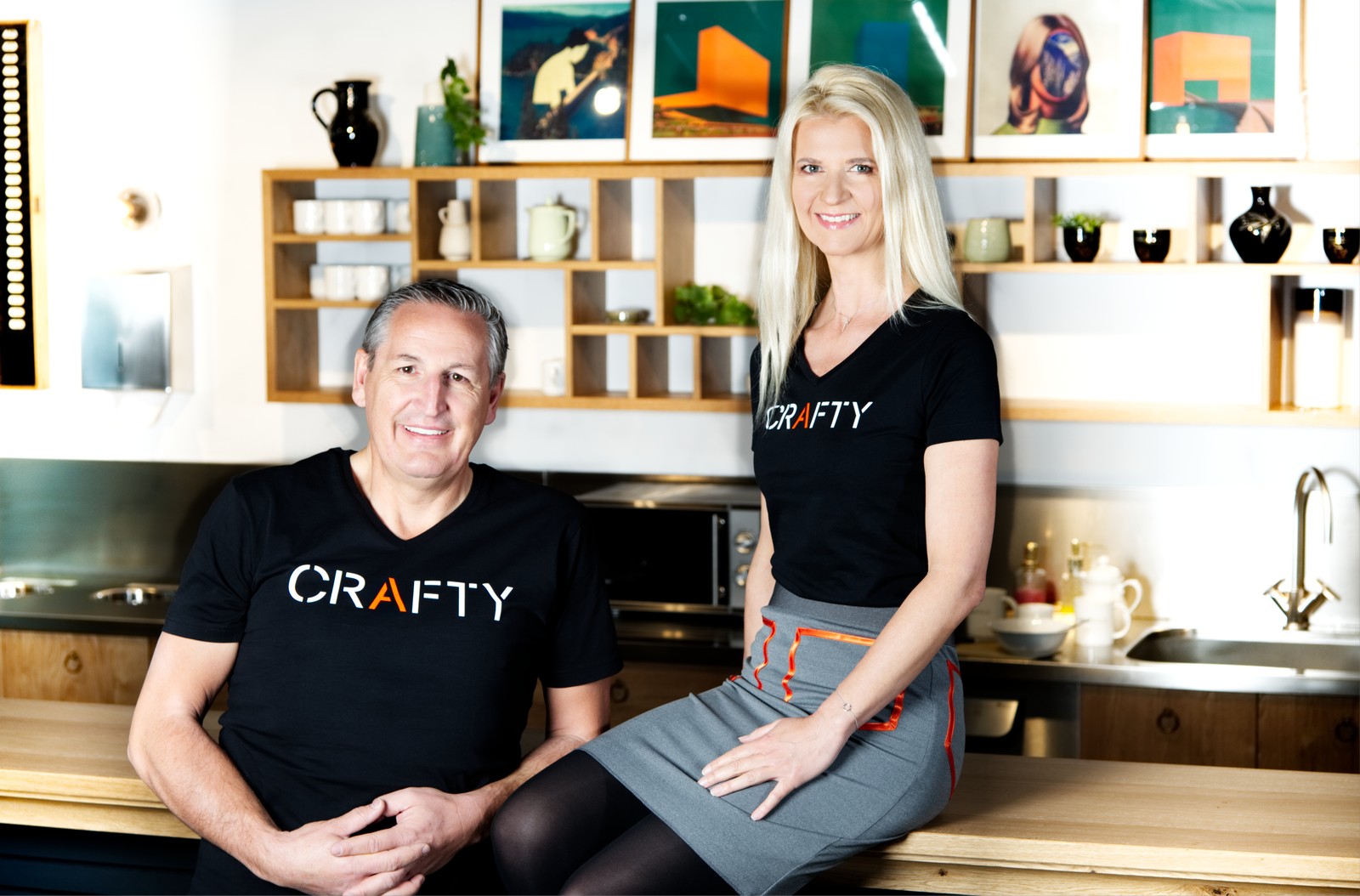 Die Crafty-Gründer Christiane Wolff und Jens Zabel.