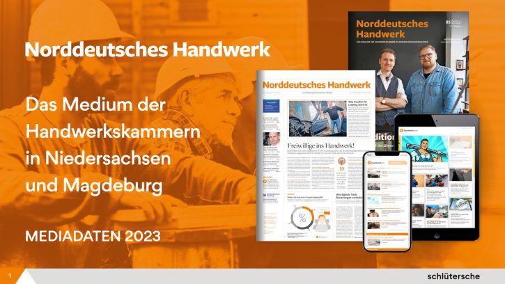 Titelseite Mediadaten Norddeutsches Handwerk 2023
