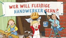 Die Kinder- und Jugendbuchillustratorin Katharina Bußhoff hat das Buch bebildert. Kinder sehen im Buch, welche typischen Tätigkeiten Handwerker wie zum Beispiel Maurer in ihrem Arbeitsalltag ausführen.