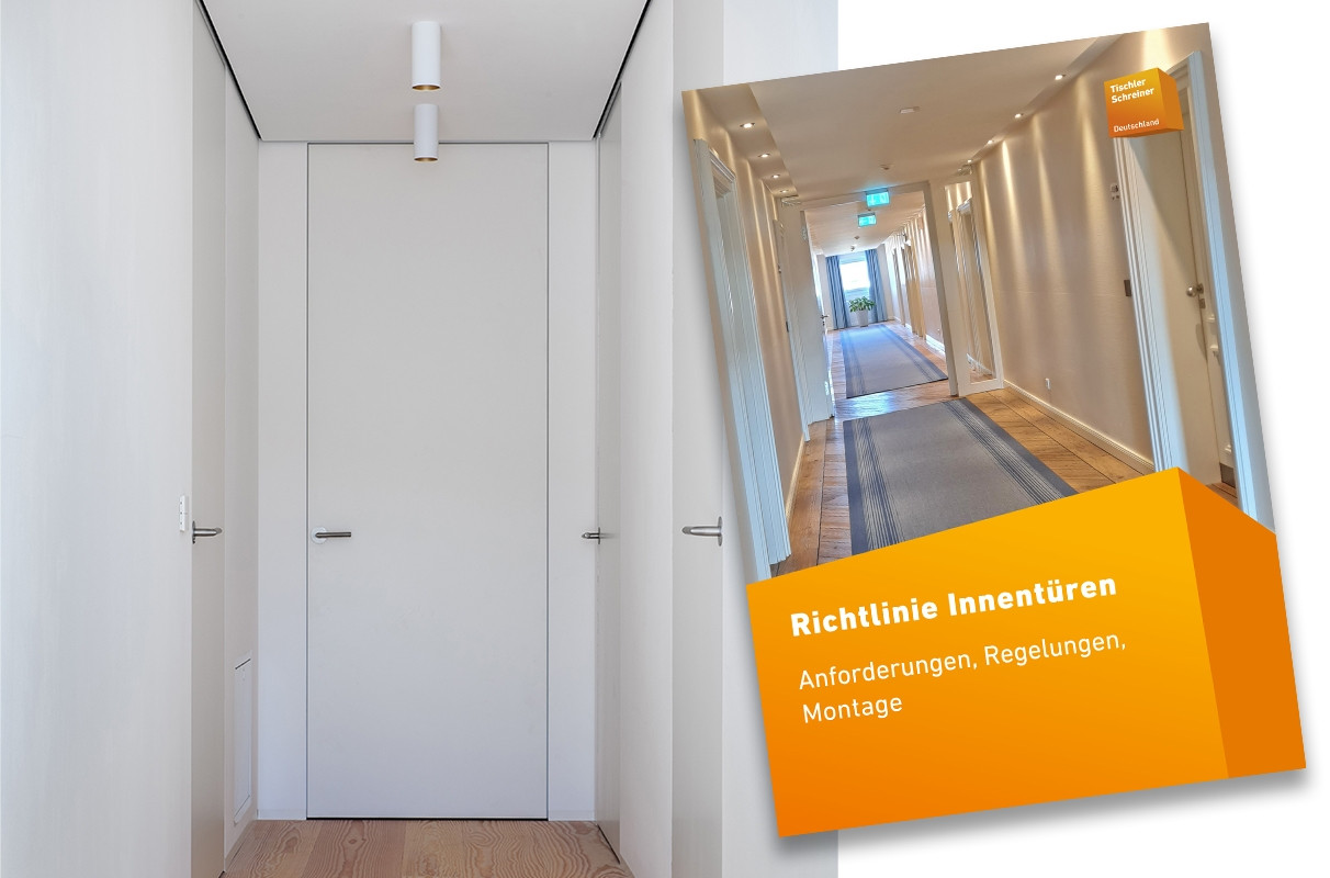 Fachbuch „Richtlinie Innentüren“: Ein besonderes Augenmerk wurde auf Funktionstüren wie zum Beispiel Wohnungsabschlusstüren gelegt.